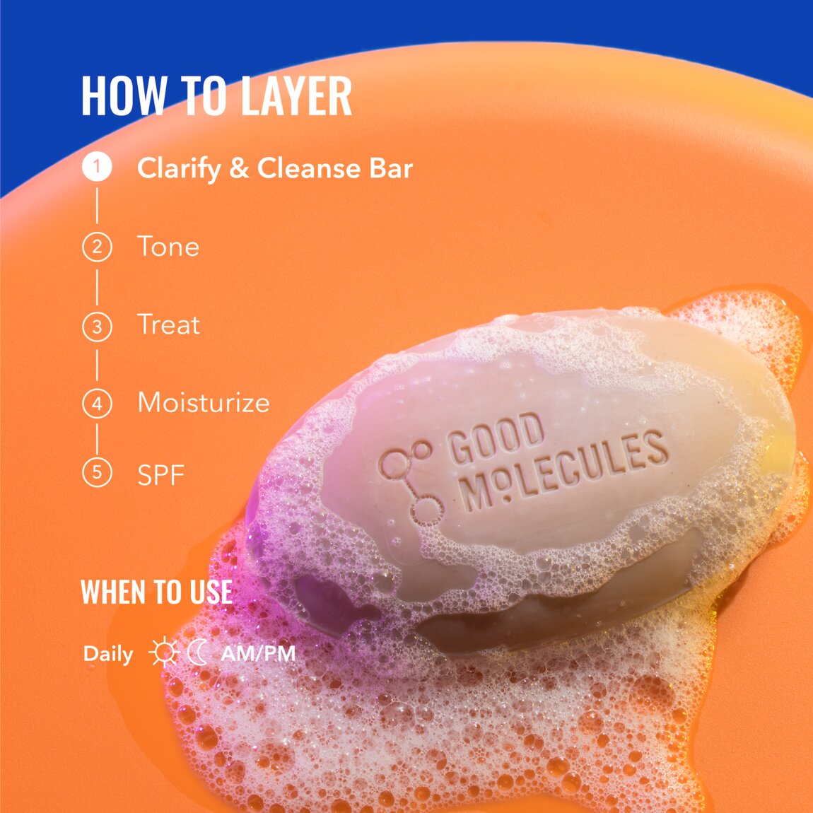 Good Molecules Clarify & Cleanse Bar 1 Bar alternative view 5.