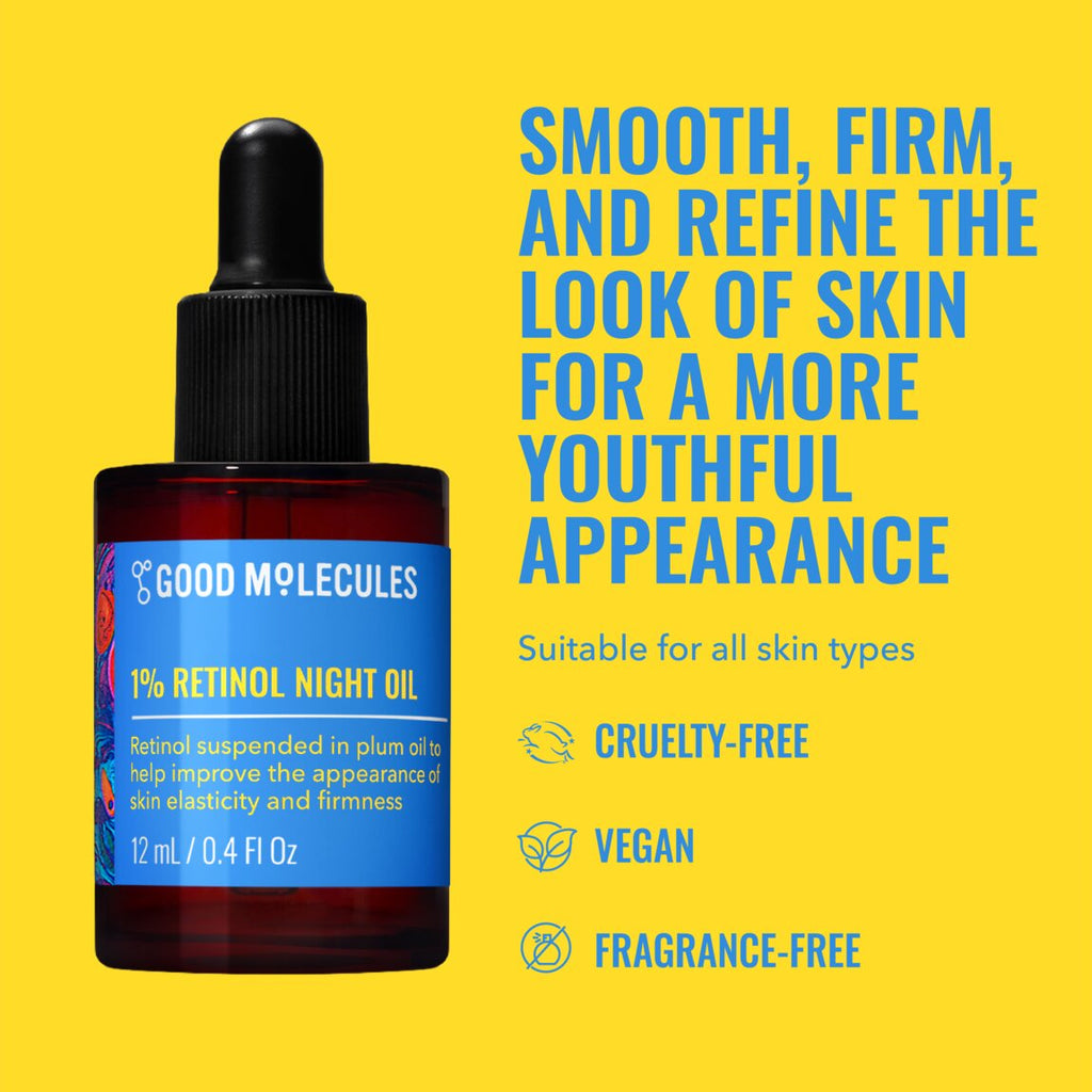 Good Molecules 1% Retinol Night Oil 12ml alternative view 2.